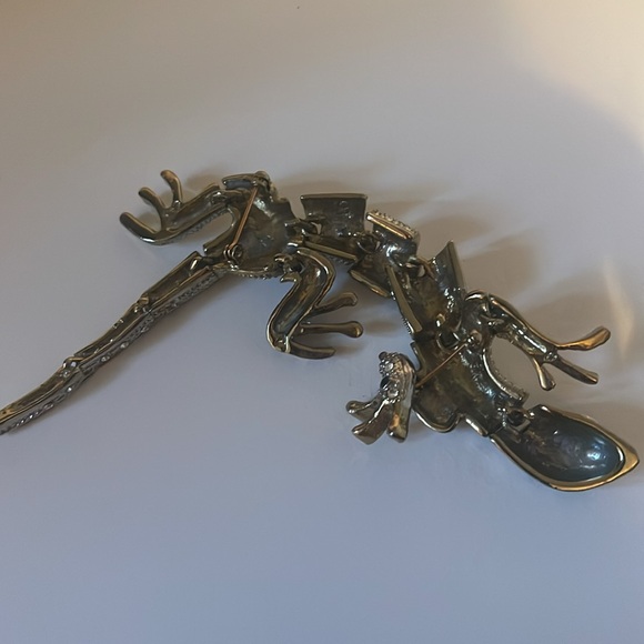 Vintage Lizard Gecko Articulated Pin - Picture 9 of 16